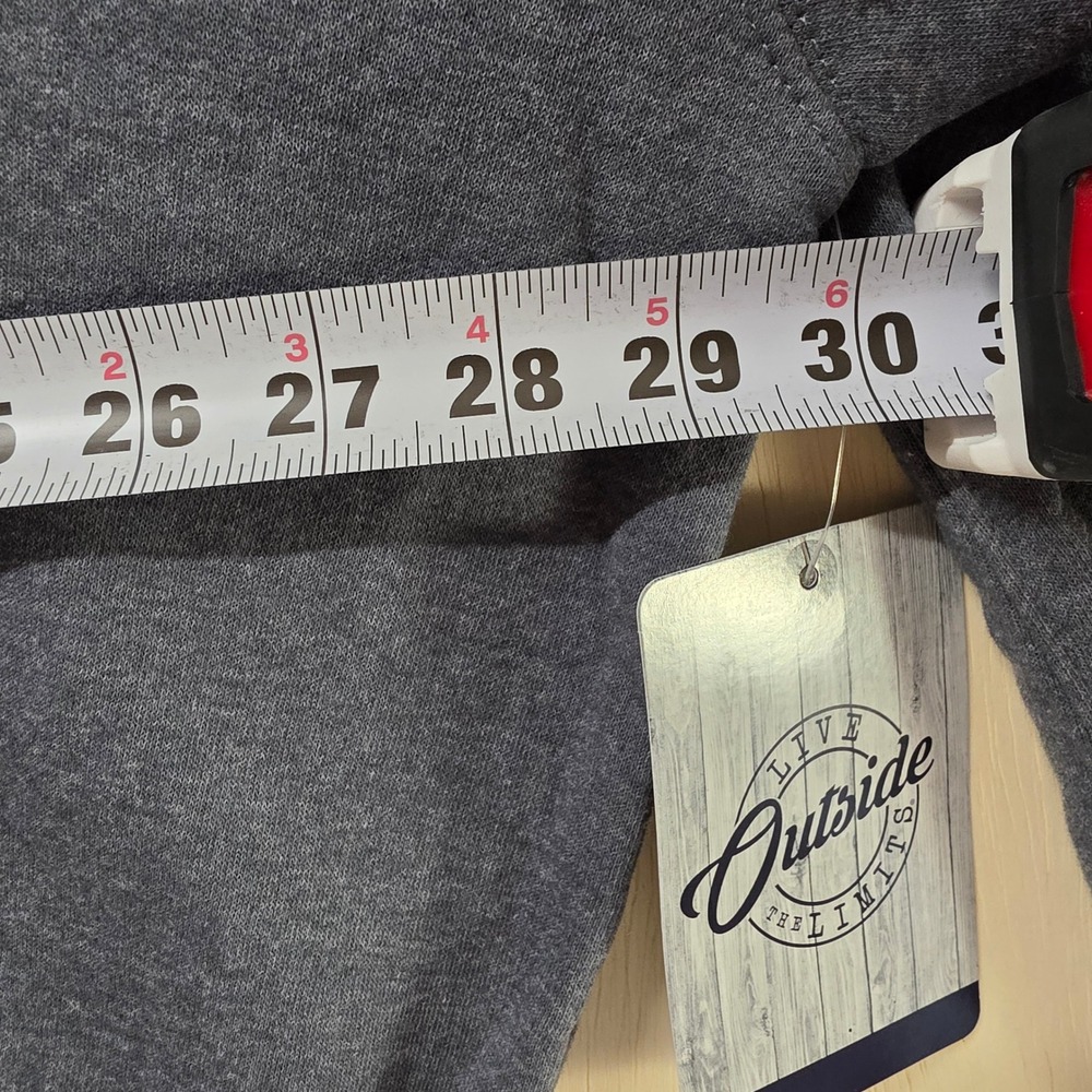 Live Outside The Limits Snake Rose Graphic Sweatshirt Gray XL Balloon Sleeve NEW - Picture 5 of 10
